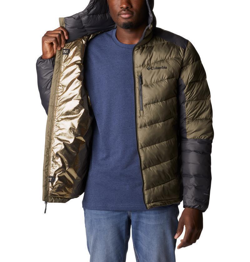 Labyrinth Loop Hooded Jacket - Mens - Stone Green / Shark 5