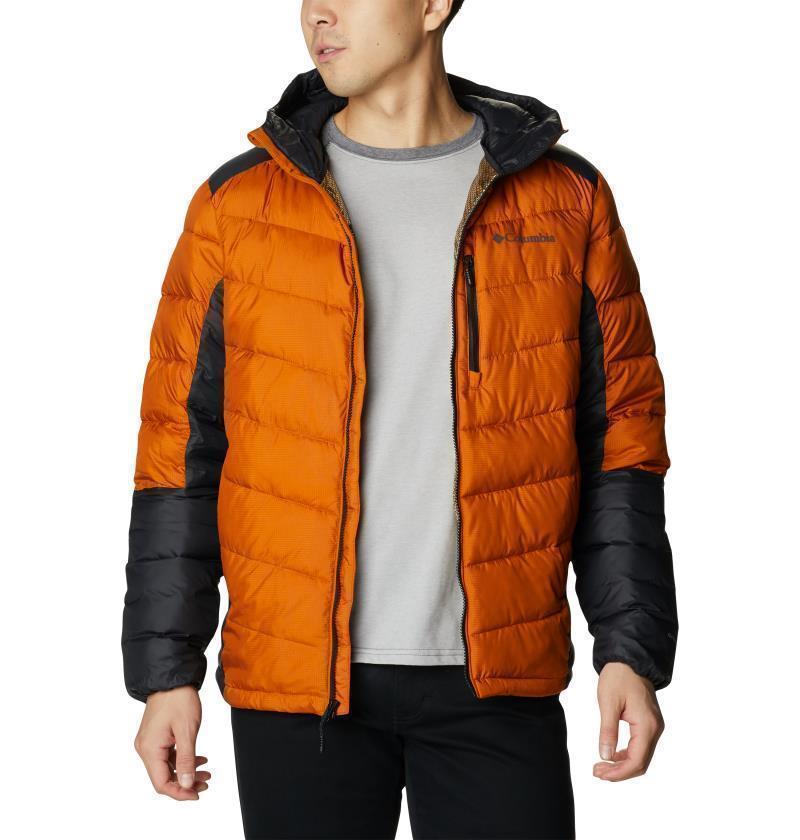 Labyrinth Loop Hooded Jacket - Mens - Warm Copper / Black 3