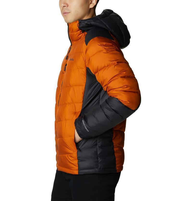 Labyrinth Loop Hooded Jacket - Mens - Warm Copper / Black 4