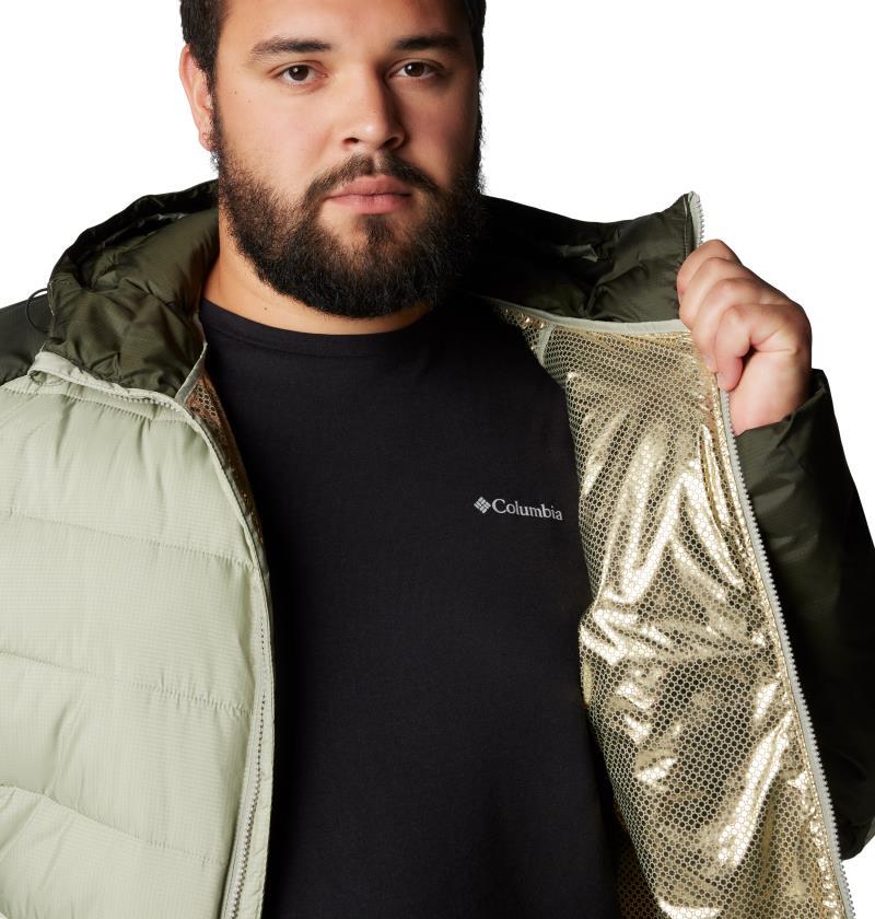 Labyrinth Loop II Hooded Jacket, Extended - Mens - safari / greenscape 1