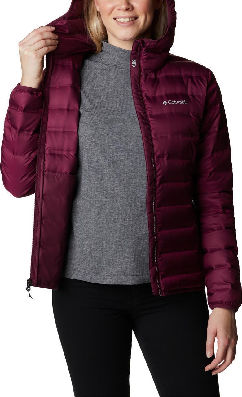 Lake 22 Down Hooded Jacket - Womens - Marionberry 2