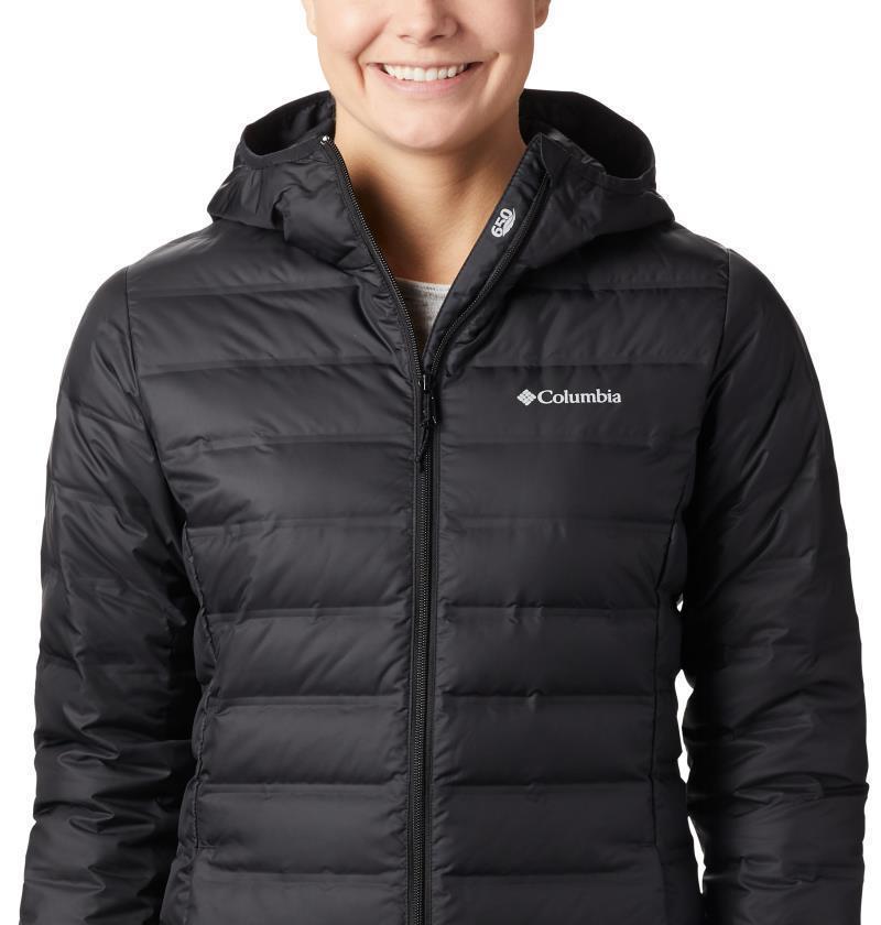 Lake 22 Down Long Hooded Jacket - Womens - Black 5