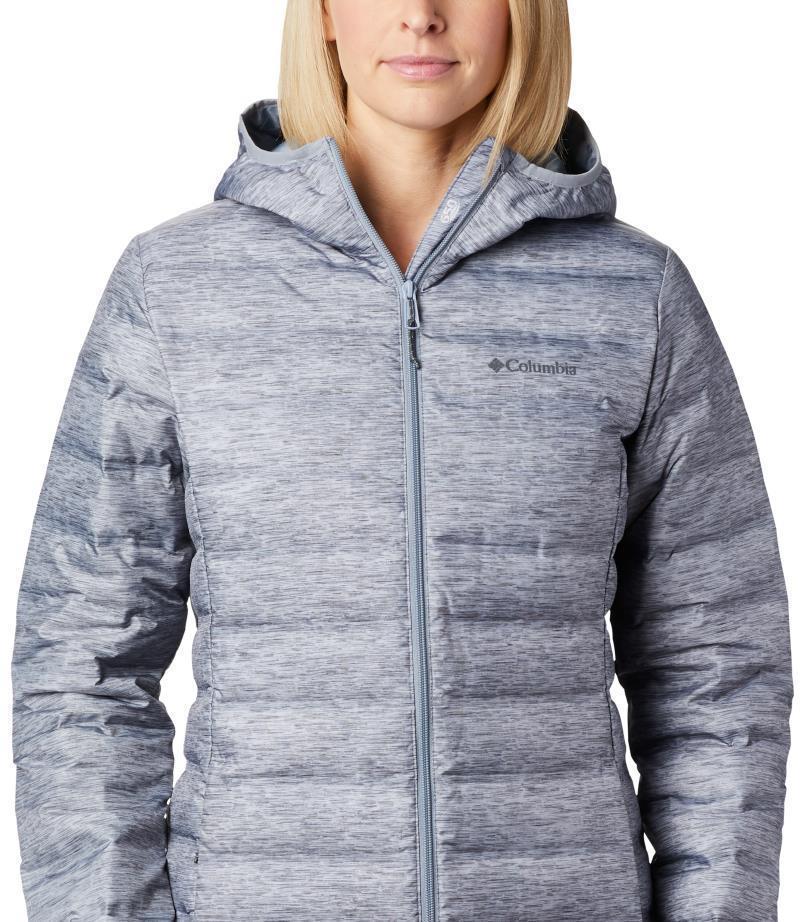 Lake 22 Down Long Hooded Jacket - Womens - Tradewinds Grey Heather 5