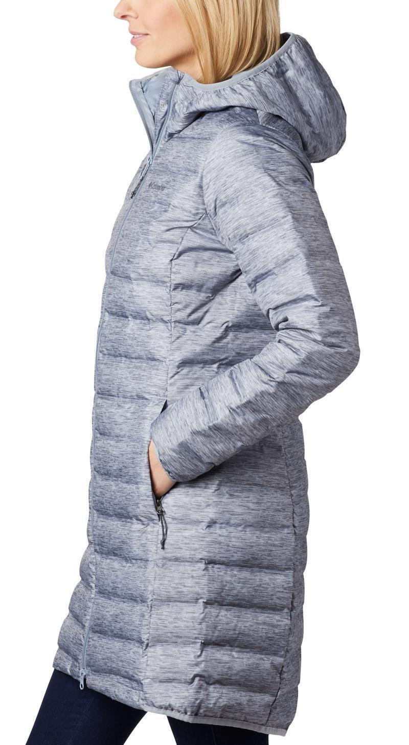 Lake 22 Down Long Hooded Jacket - Womens - Tradewinds Grey Heather 2