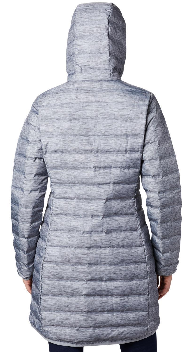 Lake 22 Down Long Hooded Jacket - Womens - Tradewinds Grey Heather 4