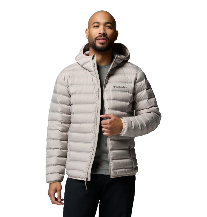 Lake 22 II Down Hooded Jacket - Mens - flint grey 1