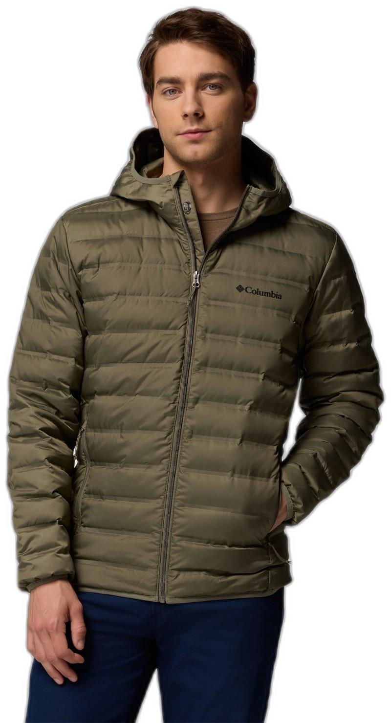 Lake 22 II Down Hooded Jacket - Mens - stone green 1