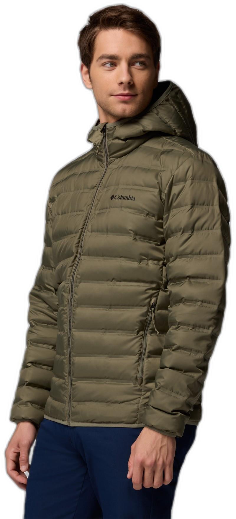 Lake 22 II Down Hooded Jacket - Mens - stone green 1