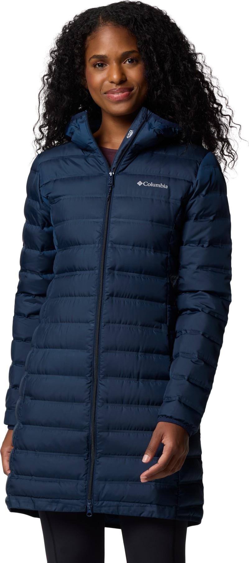 Lake 22 II Down Long Hooded Jacket - Womens - collegiate navy 1