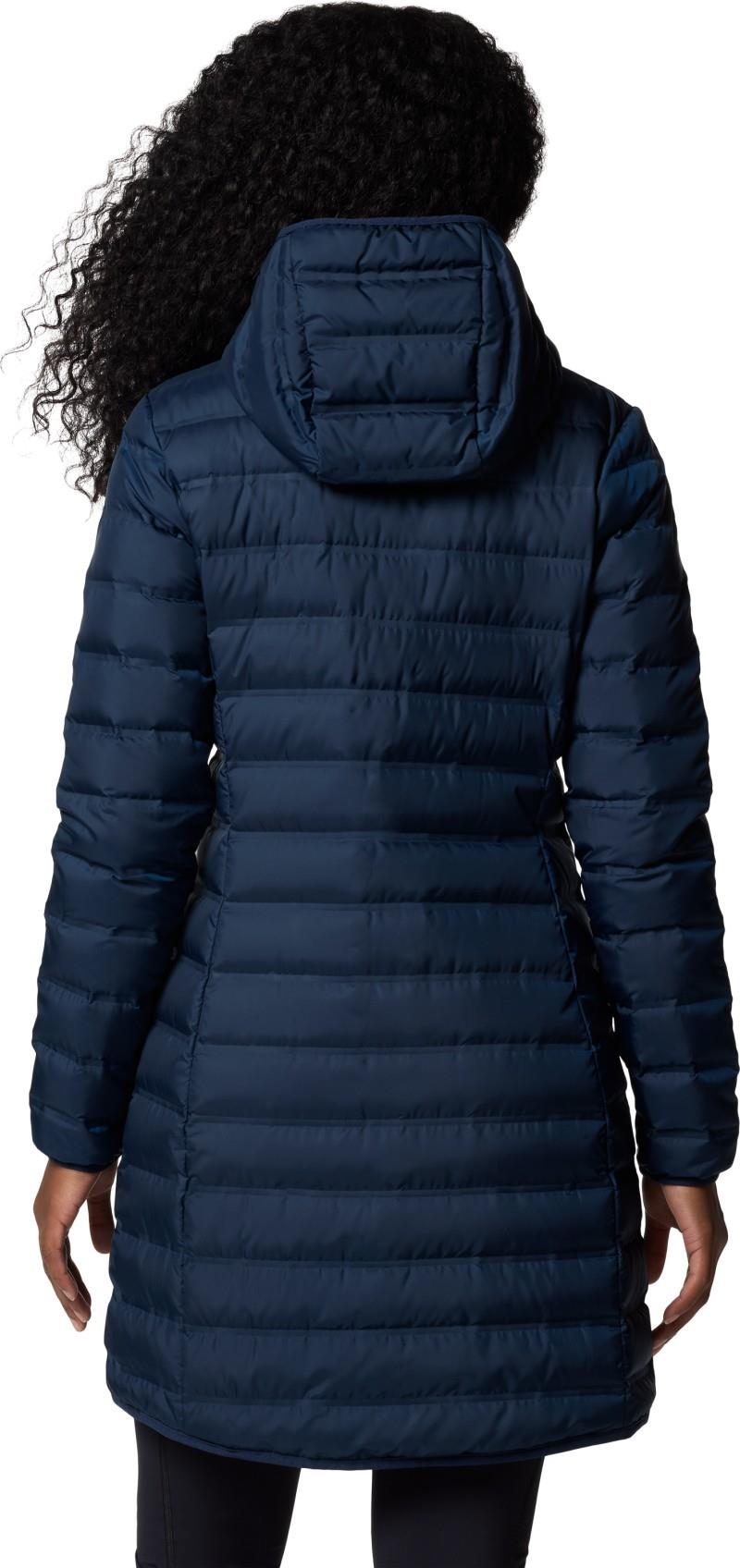Lake 22 II Down Long Hooded Jacket - Womens - collegiate navy 1