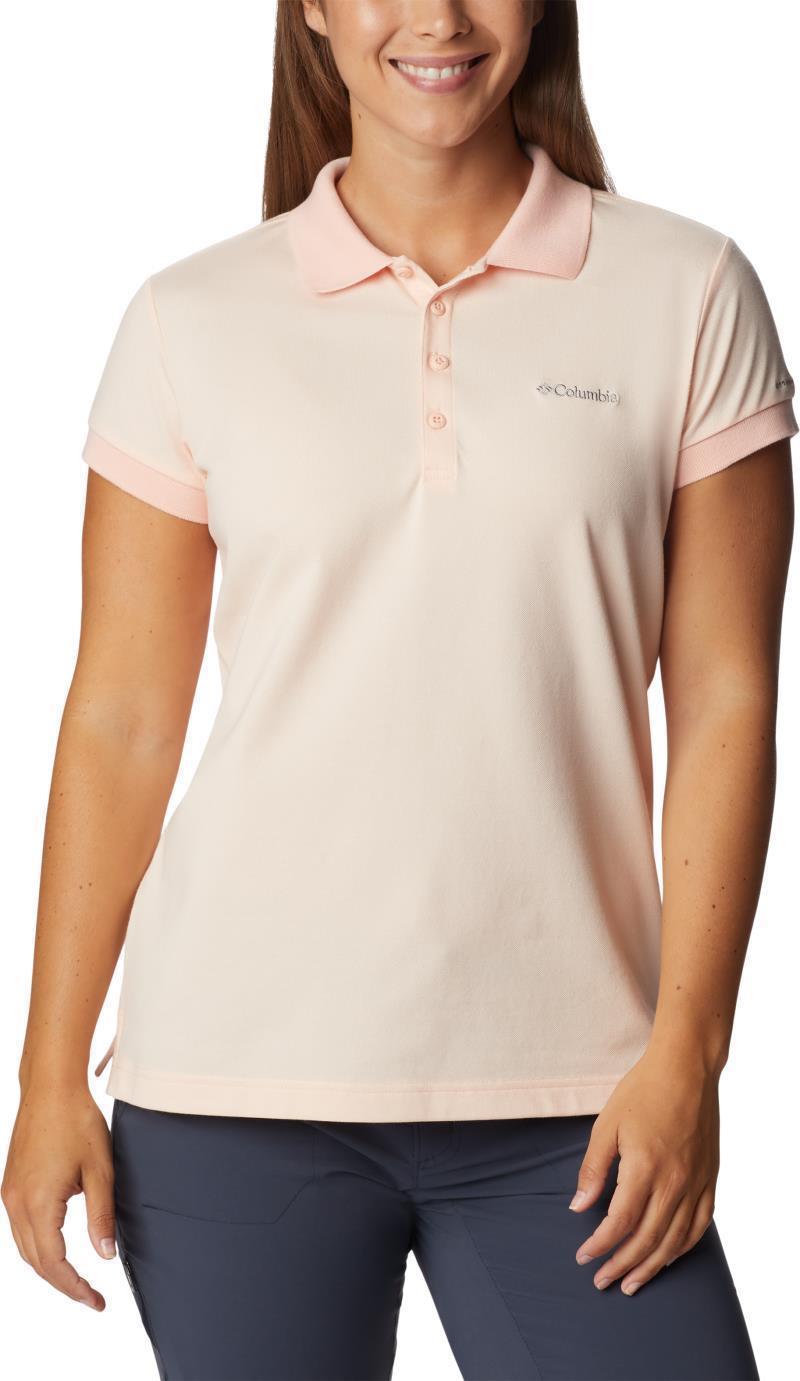 Lakeside Trail Solid Pique Polo - Womens - Peach Blossom 4