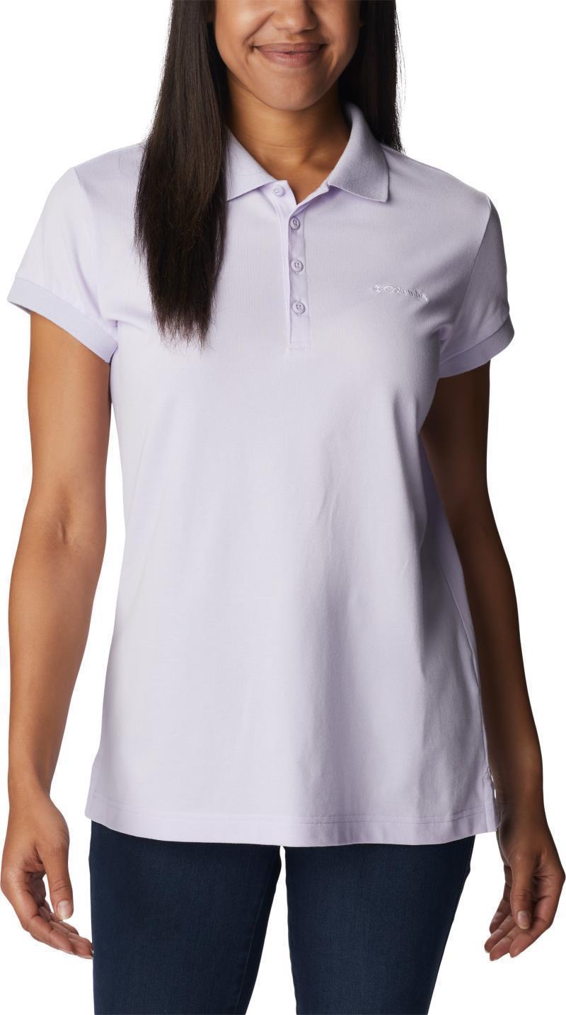 Lakeside Trail Solid Pique Polo - Womens - Purple Tint 1