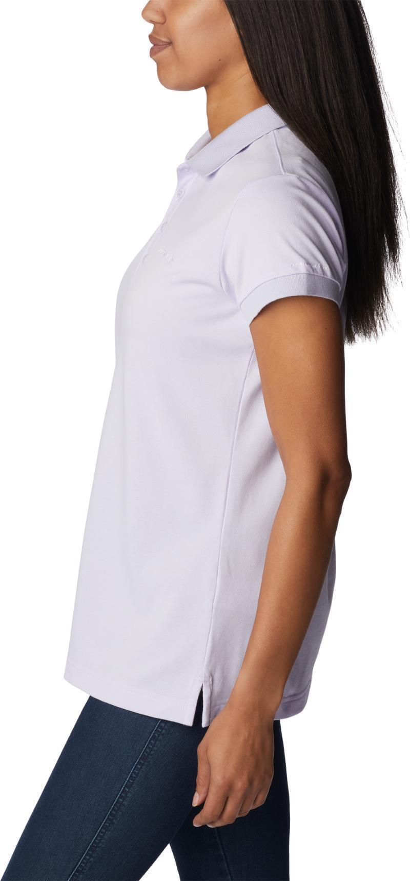 Lakeside Trail Solid Pique Polo - Womens - Purple Tint 3