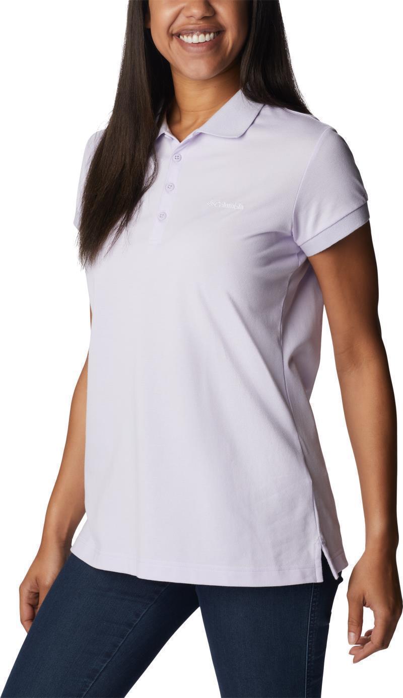Lakeside Trail Solid Pique Polo - Womens - Purple Tint 4