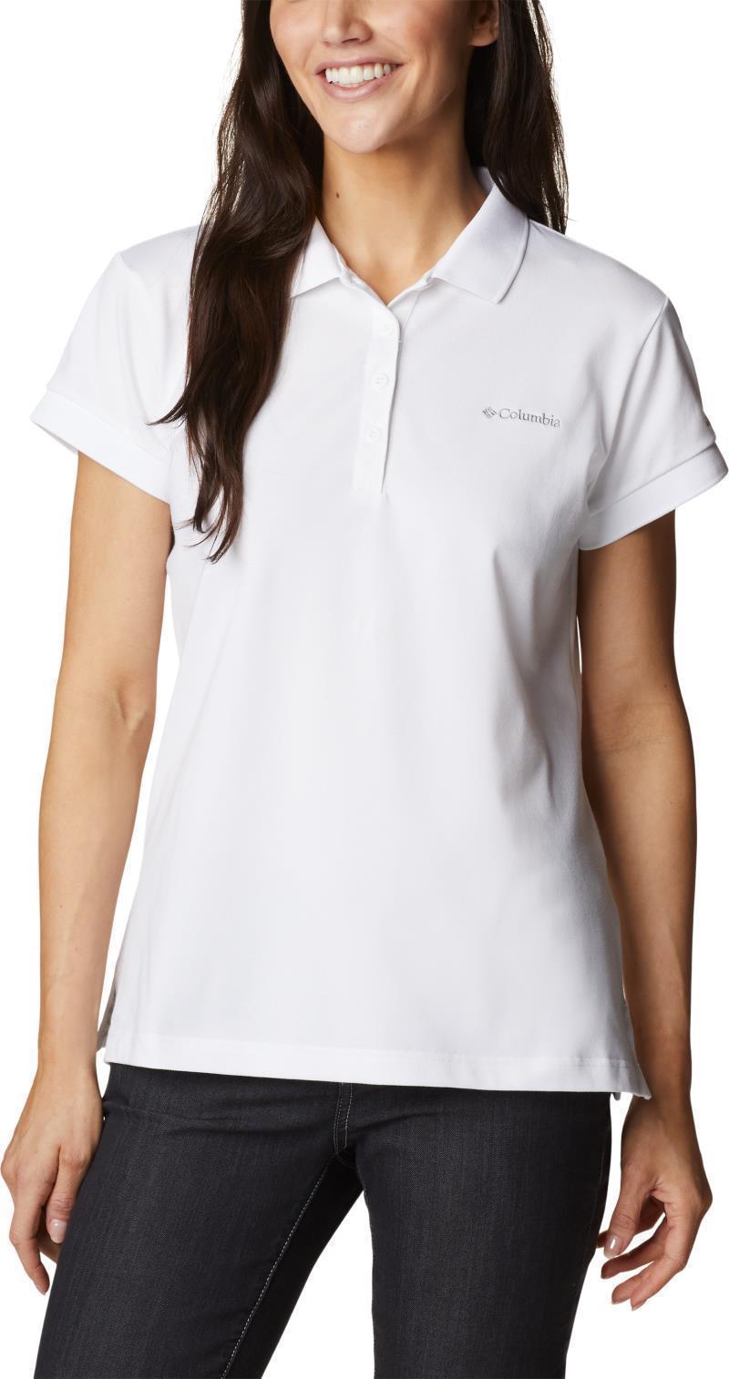 Lakeside Trail Solid Pique Polo - Womens - White 1