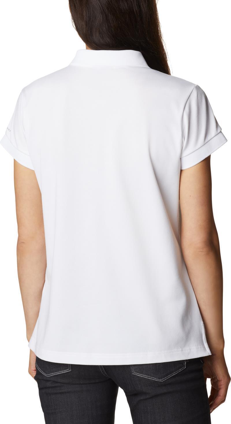 Lakeside Trail Solid Pique Polo - Womens - White 2