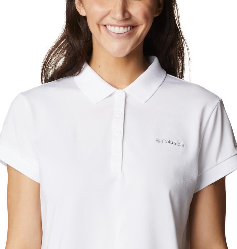 Lakeside Trail Solid Pique Polo - Womens - White 4