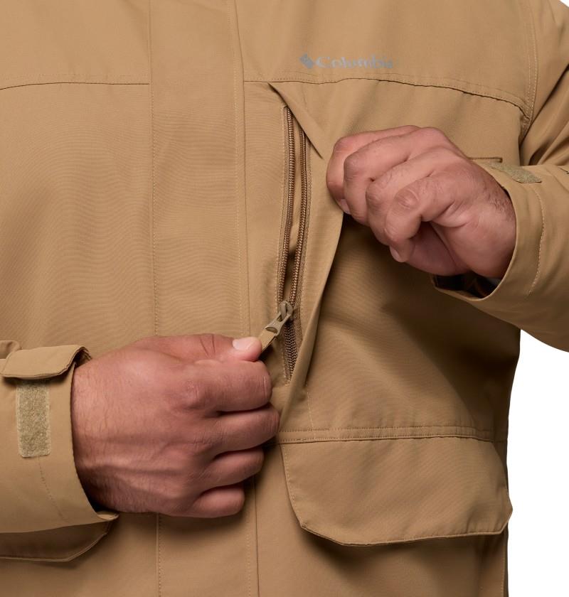 Landroamer Fleece Lined Jacket, Extended - Mens - delta / tobacco 1