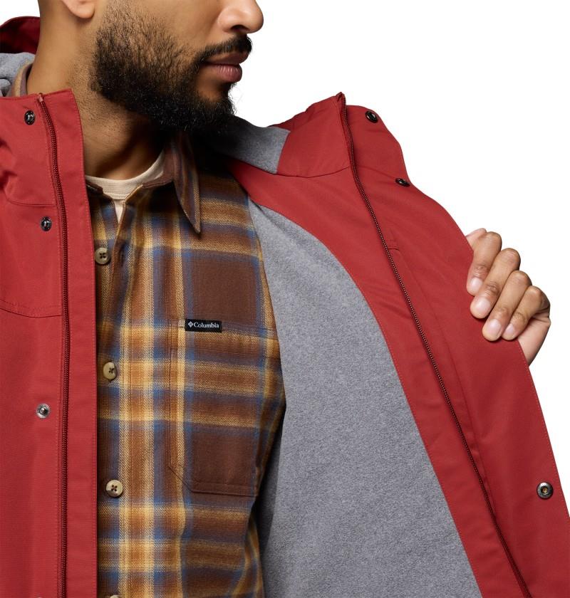 Landroamer Fleece Lined Jacket, Tall - Mens - red oxide / shark 1