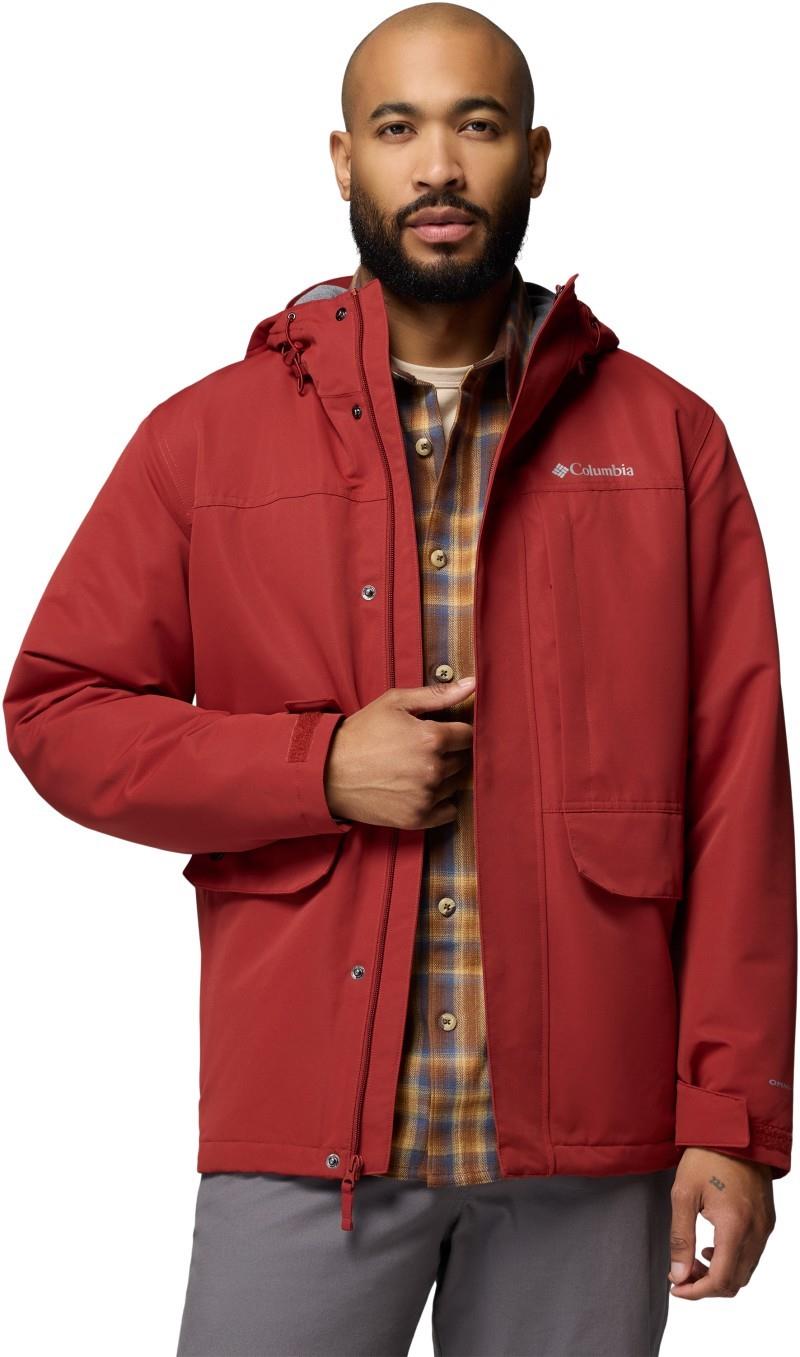 Landroamer Fleece Lined Jacket - Mens - red oxide / shark 1