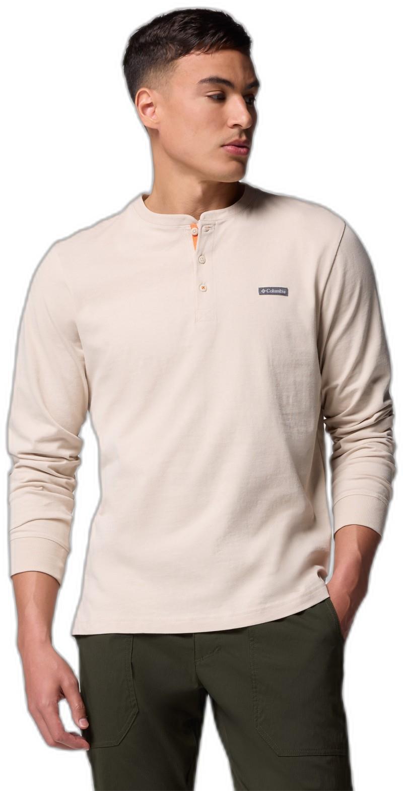 Landroamer LS Henley - Mens - dark stone 1