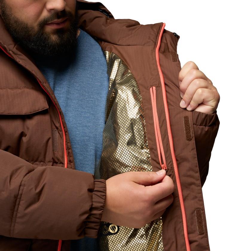 Landroamer Puffer Jacket, Extended - Mens - tobacco 1