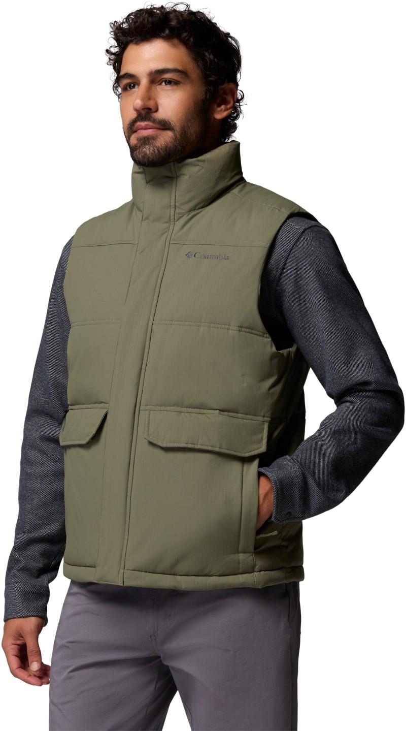 Landroamer Puffer Vest - Mens - stone green 1