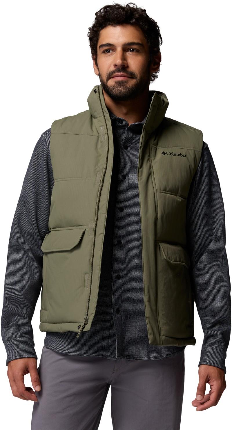 Landroamer Puffer Vest - Mens - stone green 1