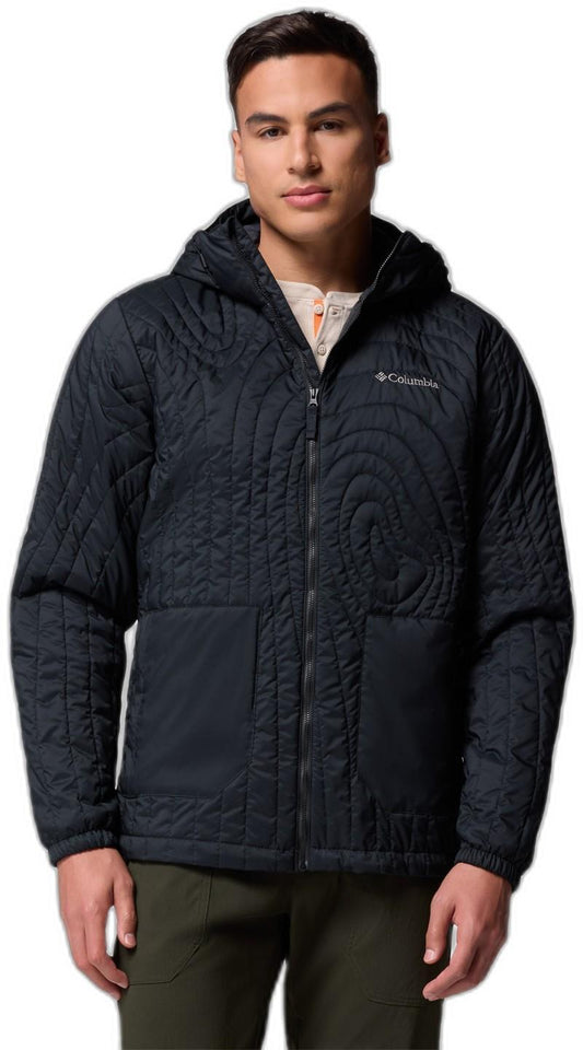Landroamer Quilted Hooded Jacket - Mens - black 1
