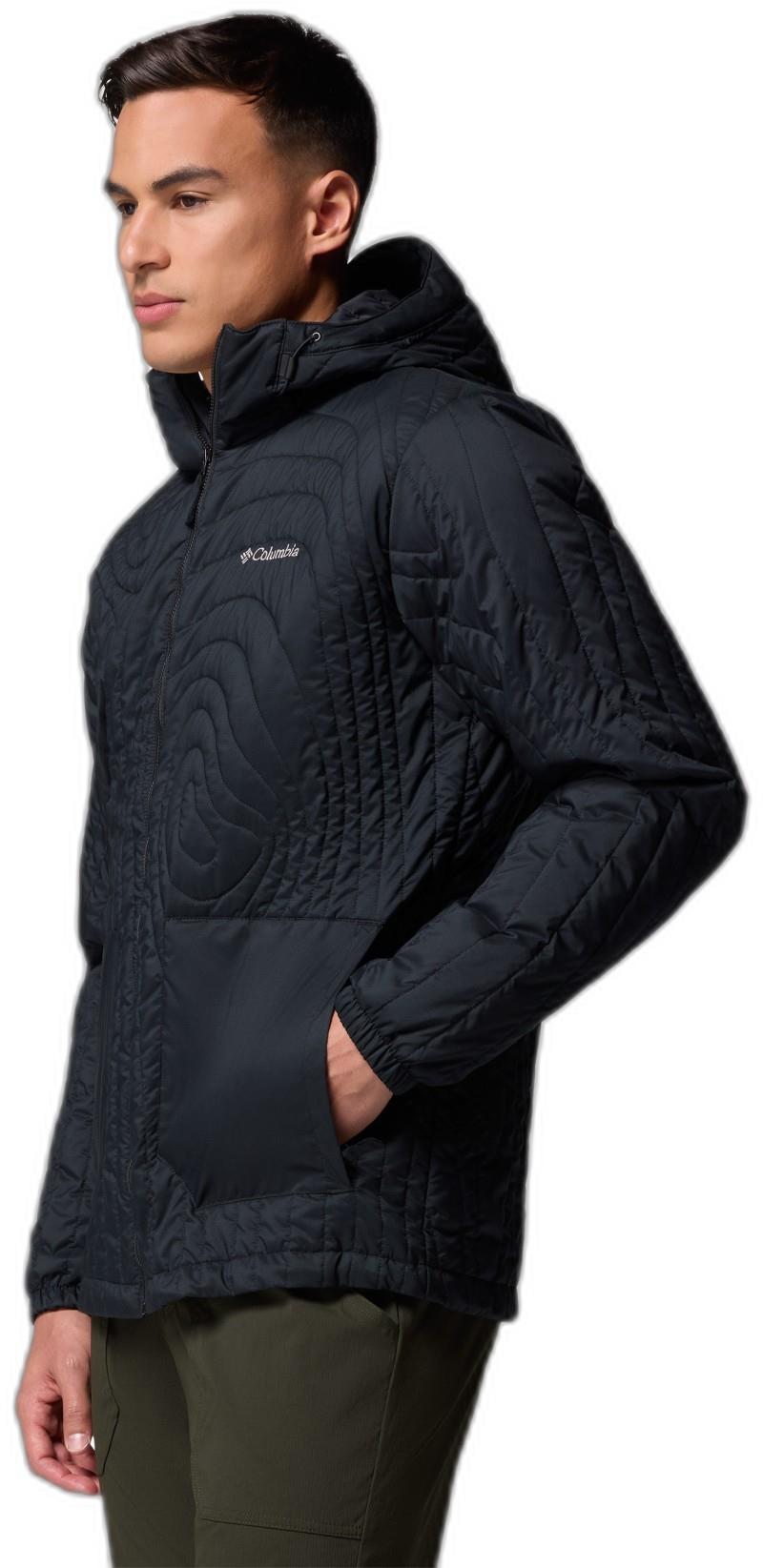 Landroamer Quilted Hooded Jacket - Mens - black 1