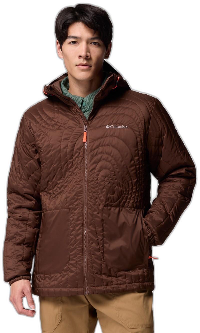 Landroamer Quilted Hooded Jacket - Mens - tobacco 1