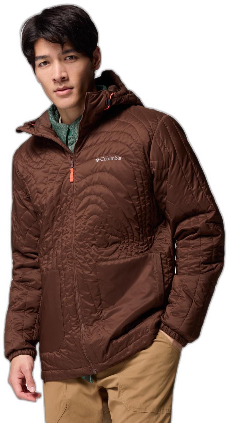 Landroamer Quilted Hooded Jacket - Mens - tobacco 1