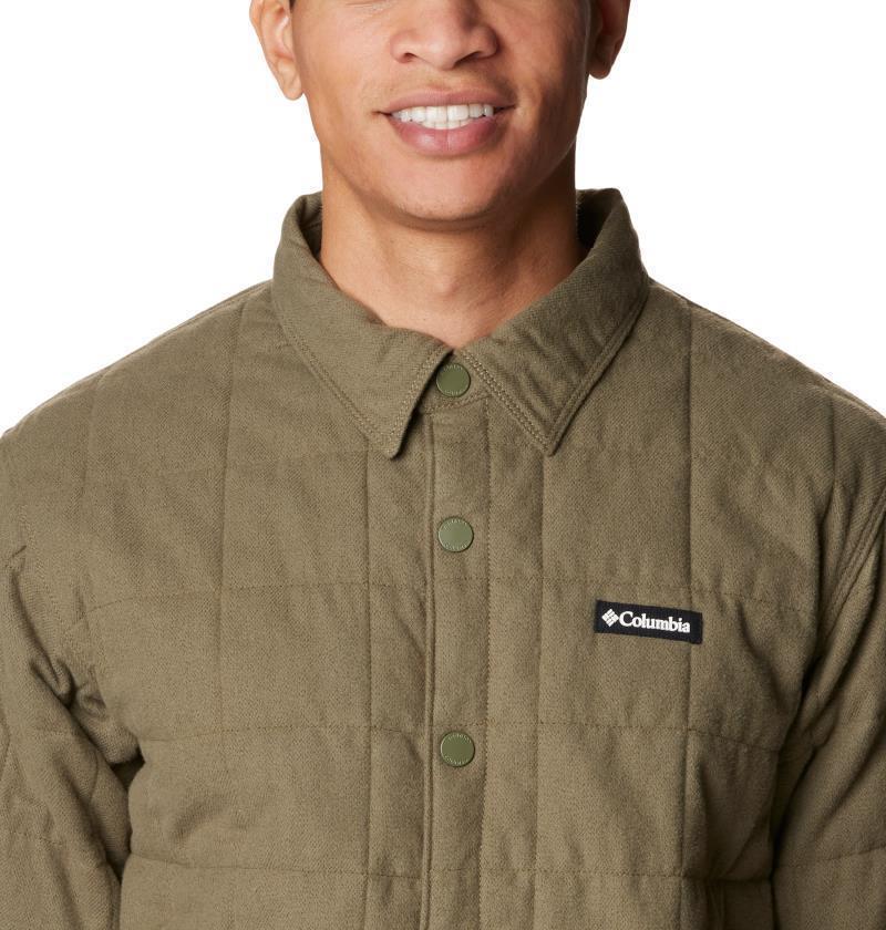 Landroamer Quilted Shirt Jacket - Mens - Stone Green 6