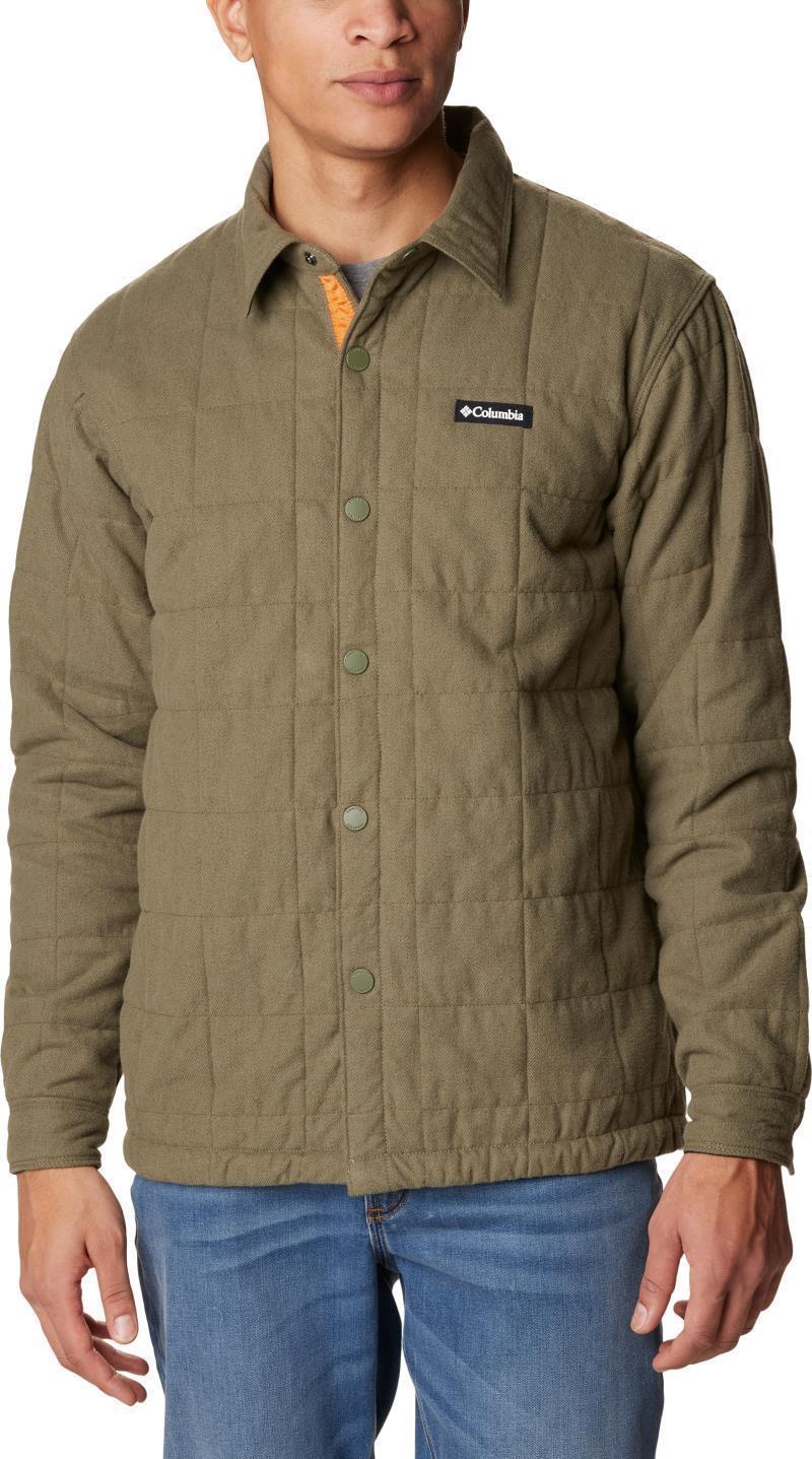 Landroamer Quilted Shirt Jacket - Mens - Stone Green 1
