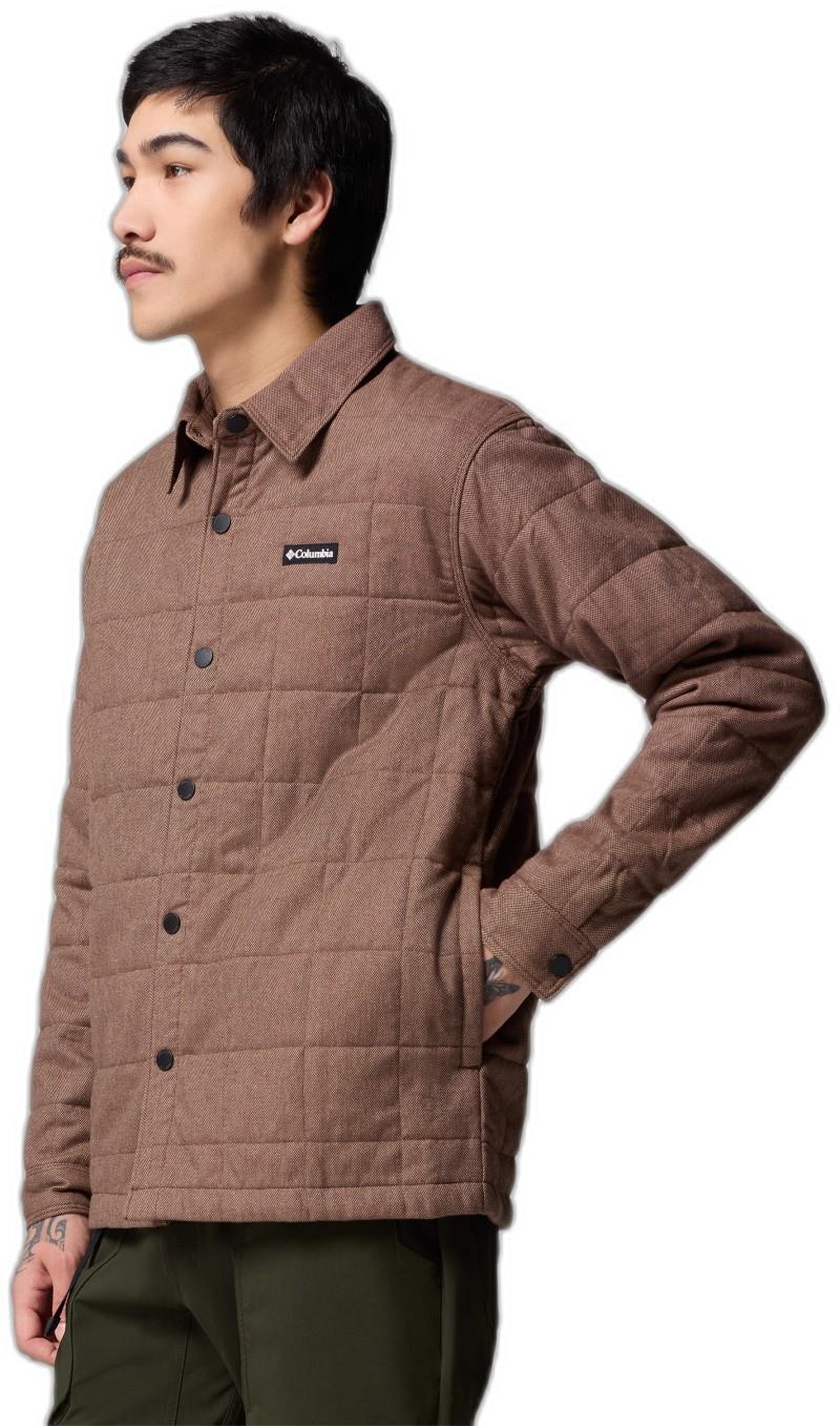 Landroamer Quilted Shirt Jacket - Mens - tobacco 1