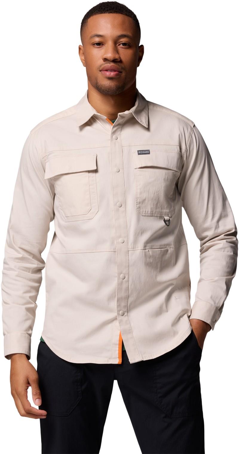 Landroamer Twill LS Shirt - Mens - dark stone 1