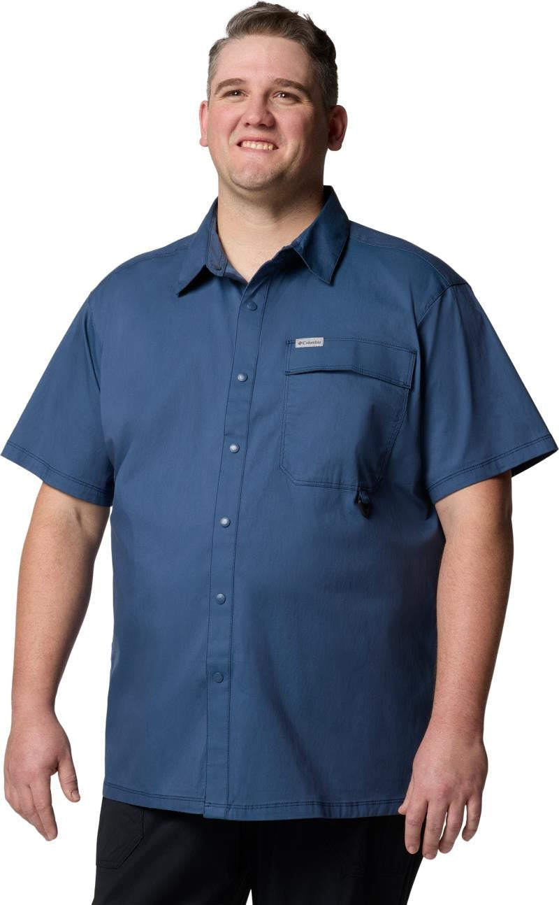 Landroamer Twill SS Shirt, Extended - Mens - dark mountain 1