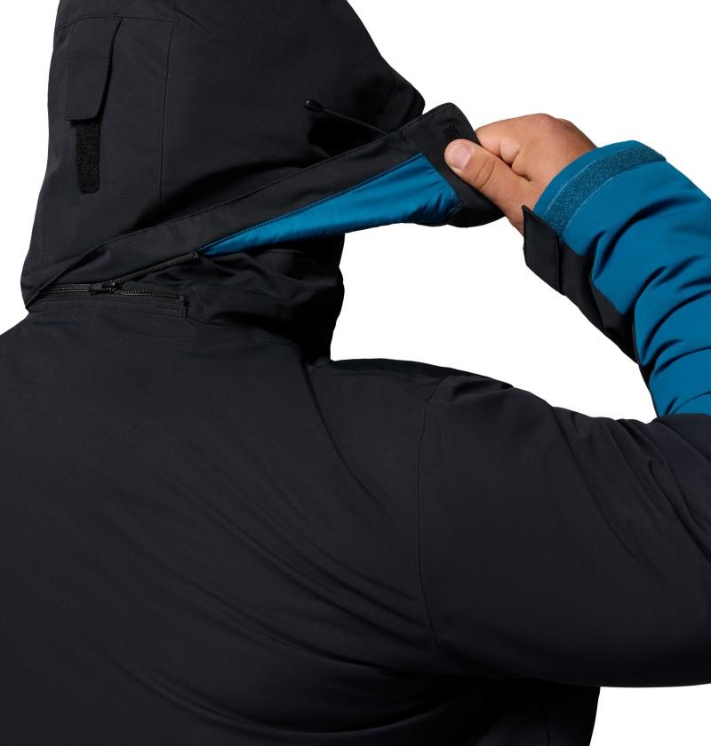 Last Tracks III Jacket, Extended - Mens - black / phoenix blue 1