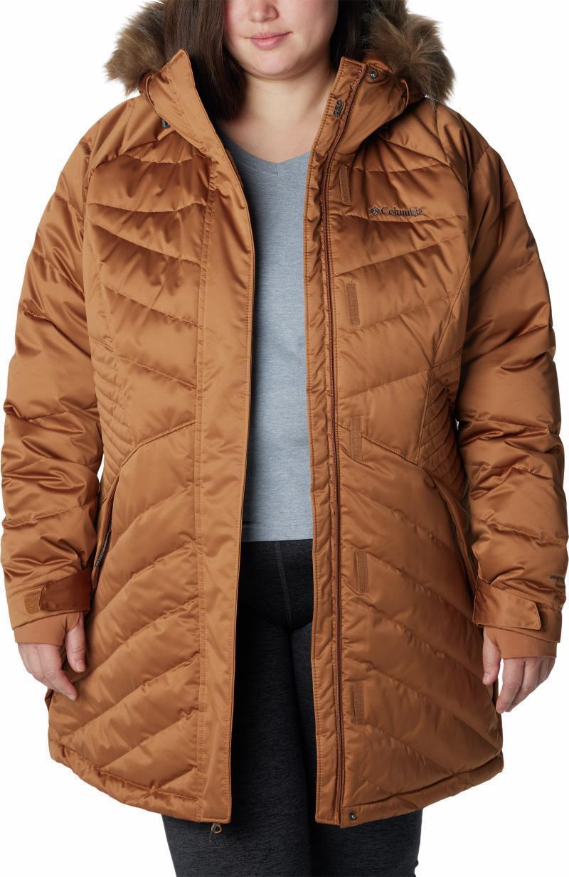 Lay D Down III Mid Jacket - Plus - Womens - Camel Brown Satin 3