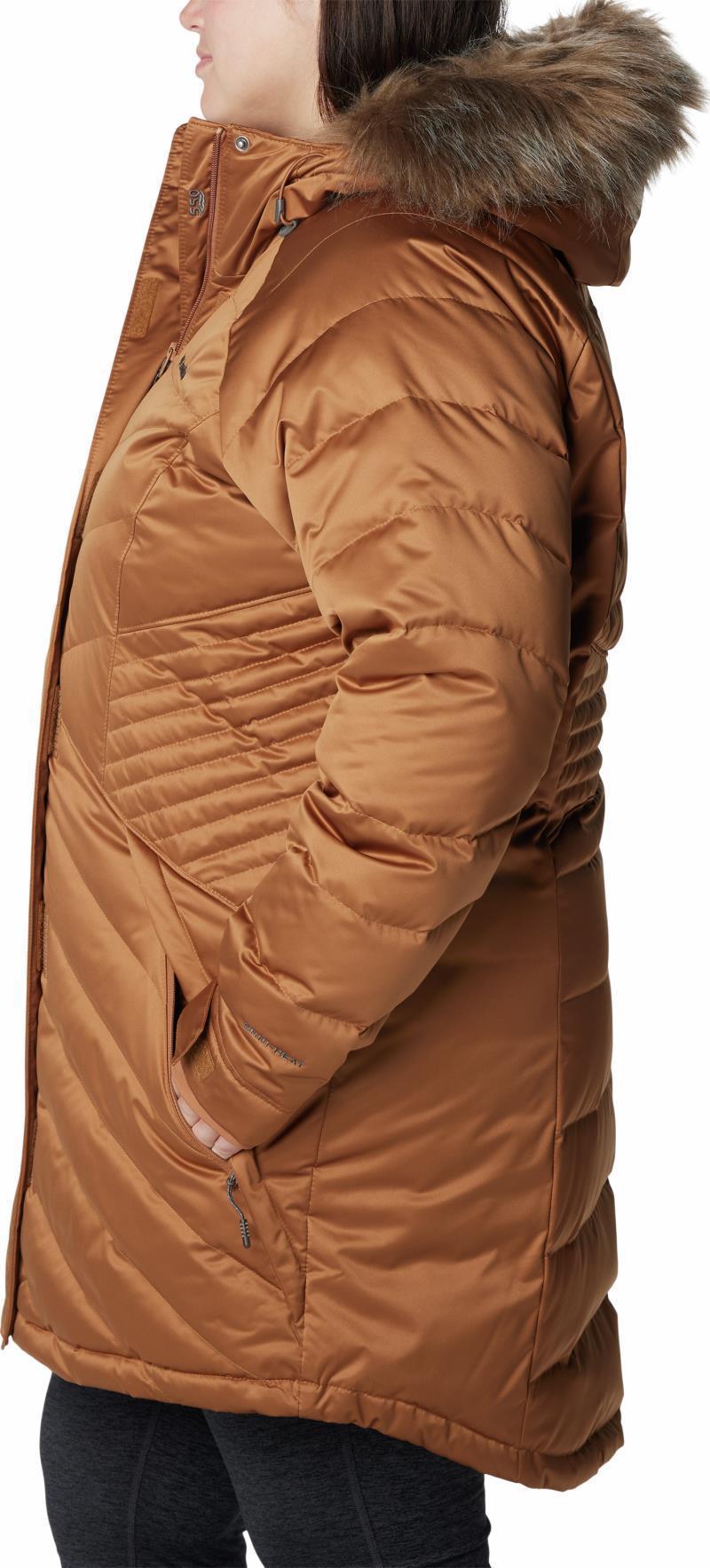 Lay D Down III Mid Jacket - Plus - Womens - Camel Brown Satin 6