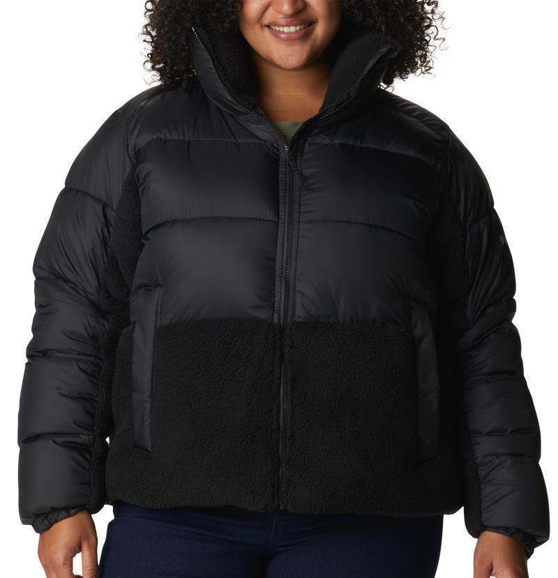 Leadbetter Point Sherpa Hybrid - Plus - Womens - Black 1