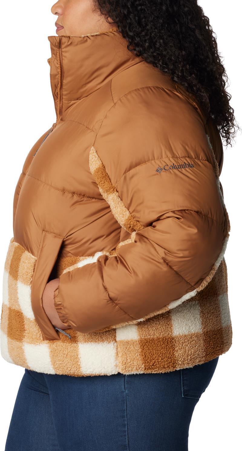 Leadbetter Point Sherpa Hybrid - Plus - Womens - Camel Brown / Camel Brown Check 5