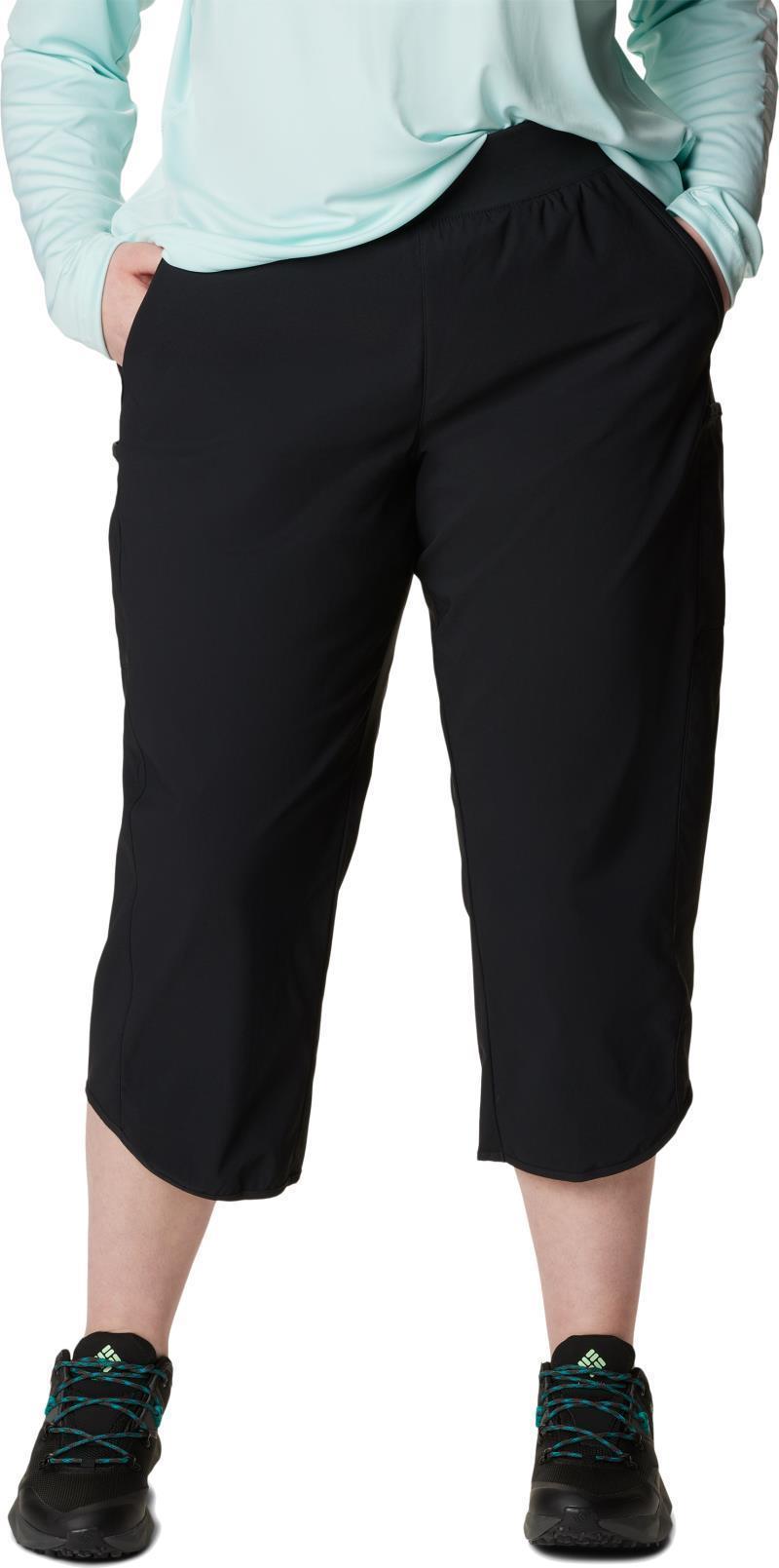 Leslie Falls Capris, Extended - Womens - Black 1