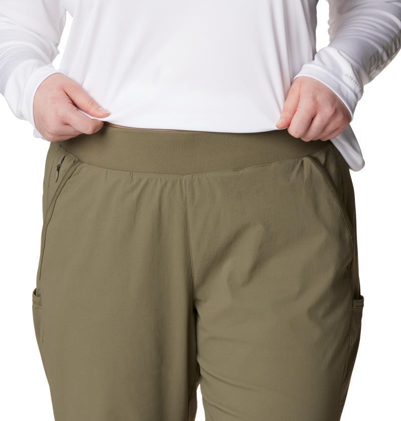 Leslie Falls Capris, Extended - Womens - Stone Green 4