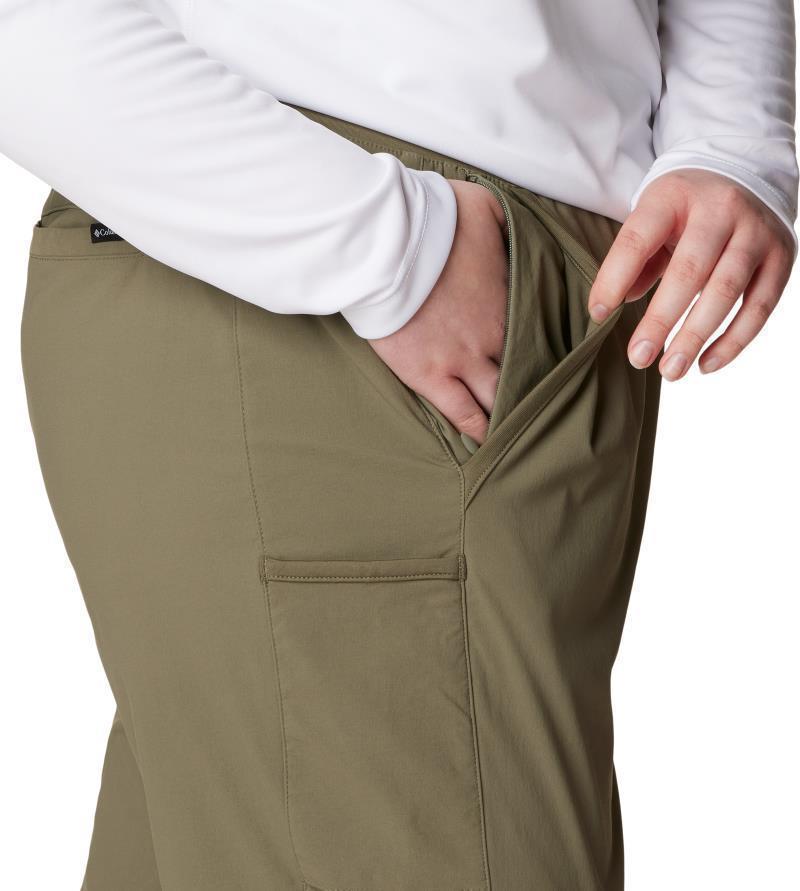 Leslie Falls Capris, Extended - Womens - Stone Green 5