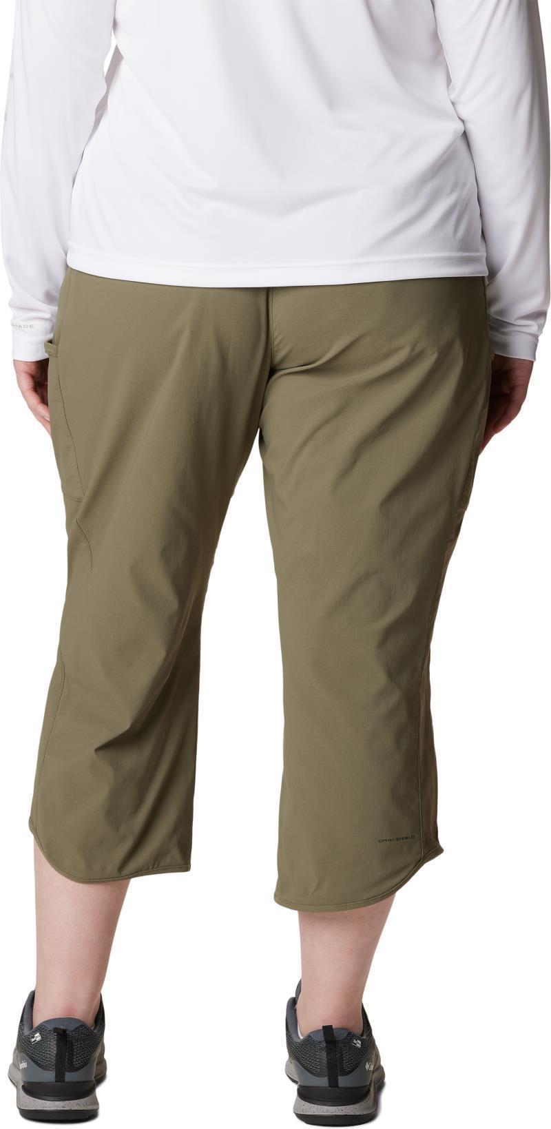 Leslie Falls Capris, Extended - Womens - Stone Green 3