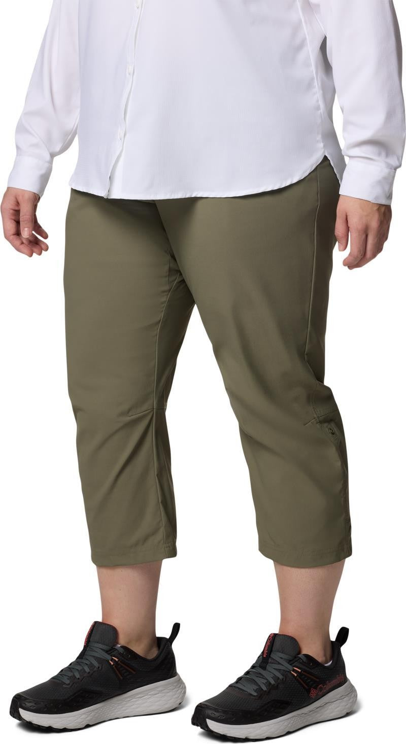 Leslie Falls Capris II, Extended - Womens - stone green 1