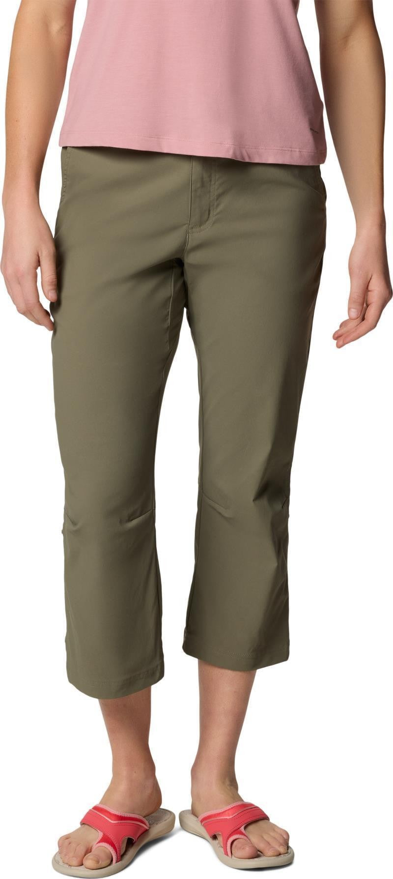 Leslie Falls Capris II - Womens - stone green 1