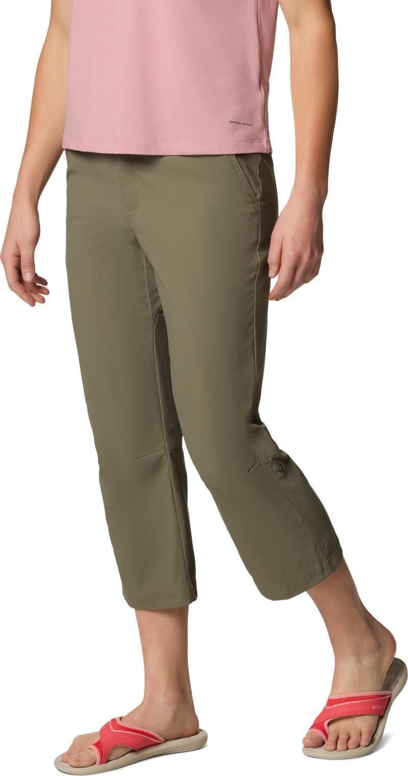 Leslie Falls Capris II - Womens - stone green 1