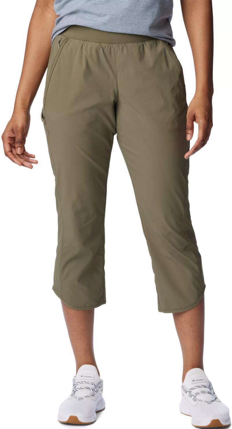 Leslie Falls Capris - Womens - Stone Green 1